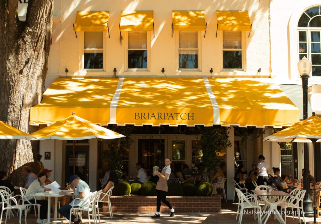 exterior view of Briarpatch on Park Ave in Winter Park