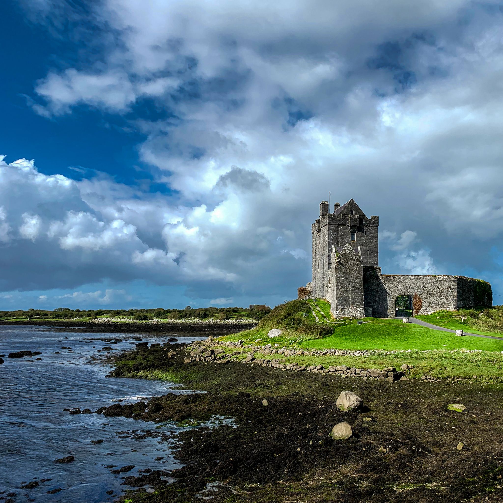 dunguaire castle on the galway coast ireland