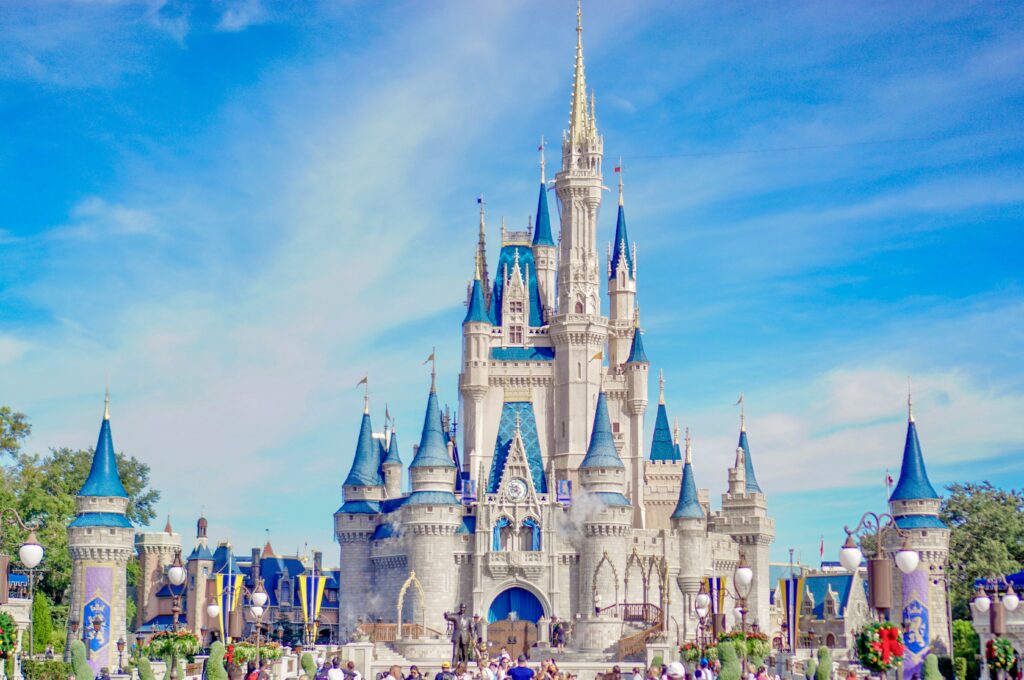 cinderella's castle at walt disney world orlando